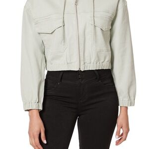 Juniors' WallFlower Hooded Bomber Jacket.